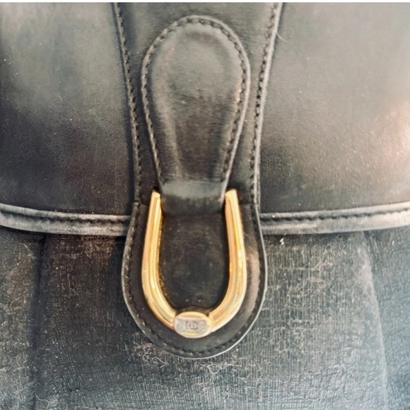 Authentic--Vintage Gucci Shoulder/ crossbody Bag – Textured pony hair- leather - Picture 8 of 8